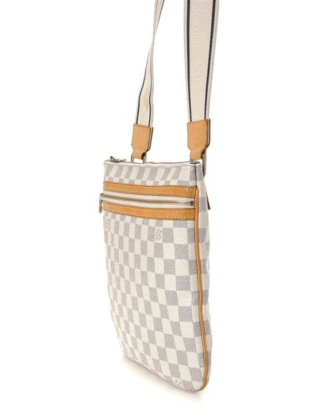 louis vuitton white cross body bag|More.